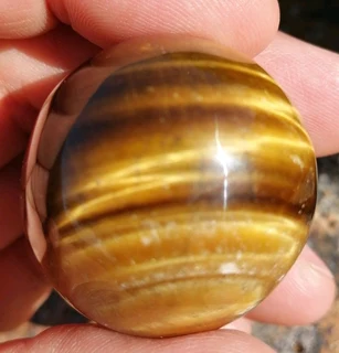 Tiger&#39;s Eye Stone Egg 4x3cm