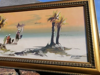 H Anderson Art Desert Scene