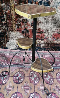 Retro Three-Tier Plant Stand