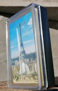 Vtg Eiffel Tower Playing Cards-new old stock