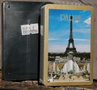 Vtg Eiffel Tower Playing Cards-new old stock