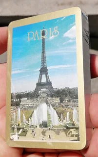 Vtg Eiffel Tower Playing Cards-new old stock