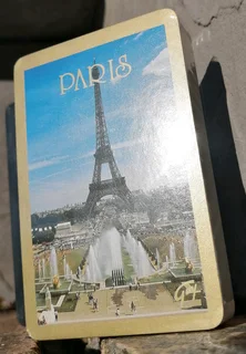 Vtg Eiffel Tower Playing Cards-new old stock