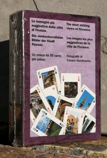 Vtg images of FLORENCE poker playing cards-in unopened plastic