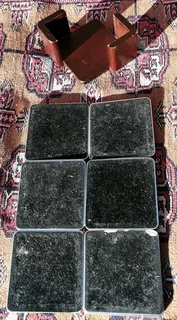 All décor style Coasters in Holder