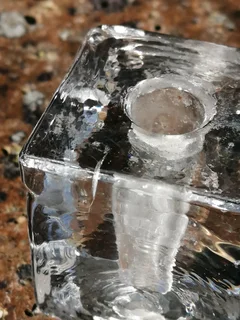 1960s MCM Glass Ice Cube Skinny Candle Holder 2Pairs plus 16 Skinny Candles