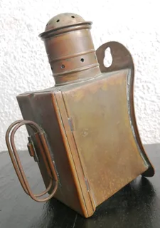 Antique Ships Engine Order Telegraph Side Lantern/Illumination Lamp