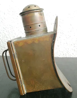 Antique Ships Engine Order Telegraph Side Lantern/Illumination Lamp
