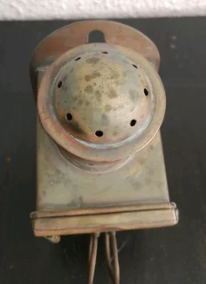Antique Ships Engine Order Telegraph Side Lantern/Illumination Lamp