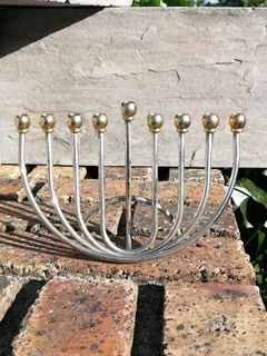 Menorah Candle Holder - 70's Retro