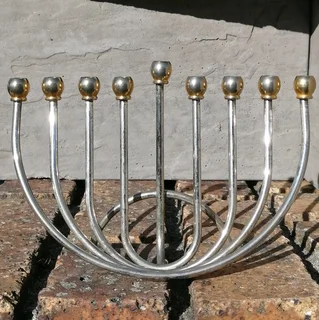Menorah Candle Holder - 70&#39;s Retro