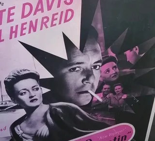 Now Voyager, Bette Davis Framed Poster 1989 Cinema-Verde Inc