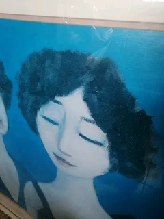 Three Ladies print Pieter van der Westhuizen 109cm L