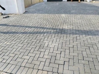 Paving and grass installation