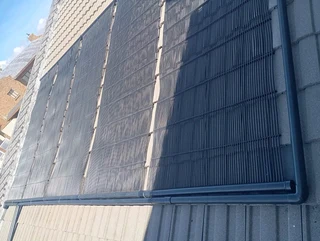 Swimming pool heating panels