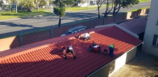 TORCHING ON WATERPROOFING AND RUBBER SEAL IT