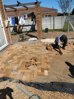 Wheat stone full bricks paving