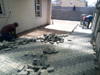 Cement bond paving