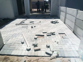 Cement bond paving