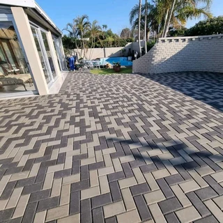 Colour mix paving