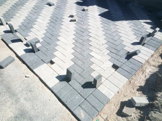 Cement bond paving