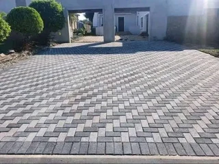 Cement bond paving