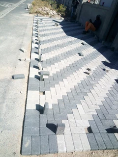 Cement bond paving