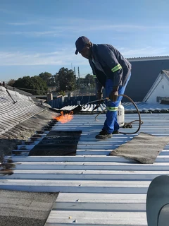 Waterproofing torching on