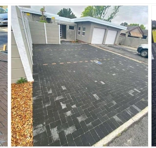 Cement bond paving