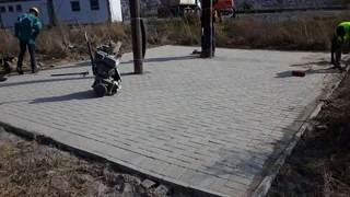 Cement bond paving