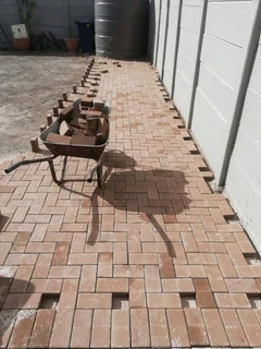 Cement bond paving