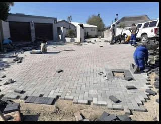 Cement bond paving