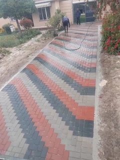 Colour mix paving