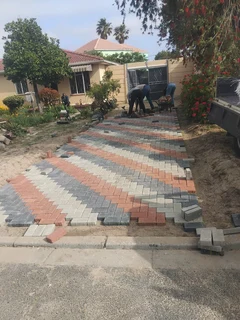 Colour mix paving