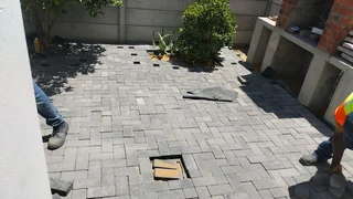 Colour mix paving