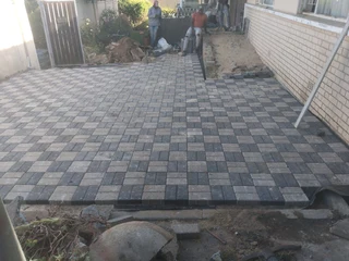 Colour mix paving