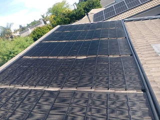 Swiming pool solar heating