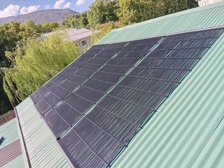 Swiming pool solar heating