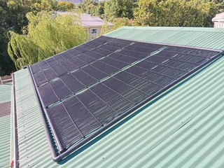 Swiming pool solar heating