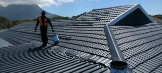 Roof cleaning and rubber coating seal it