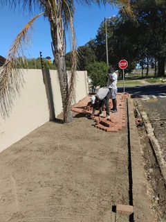 All colours paving installation
