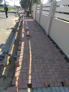 All colours paving installation