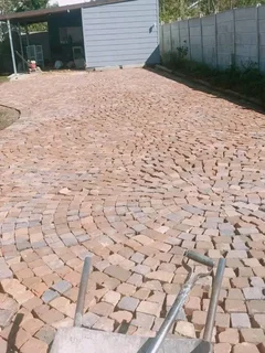 HALF BRICK PAVING