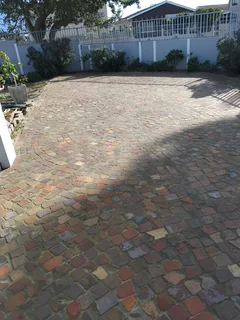 Half brick paving