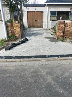 Cement bond paving