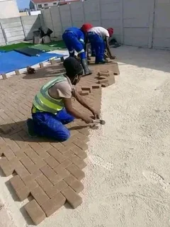 TERRACOTTA, CHARCOAL, GREY AND TAN