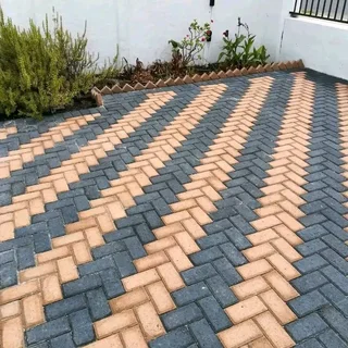 Colour mix paving