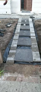 Colour mix paving