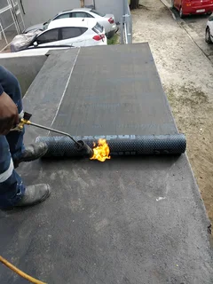 Torch on waterproofing