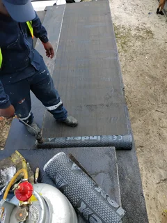 Torch on waterproofing